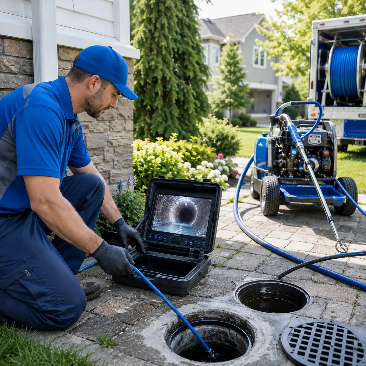 Outdoor drain cleaning professionals serving Force, PA